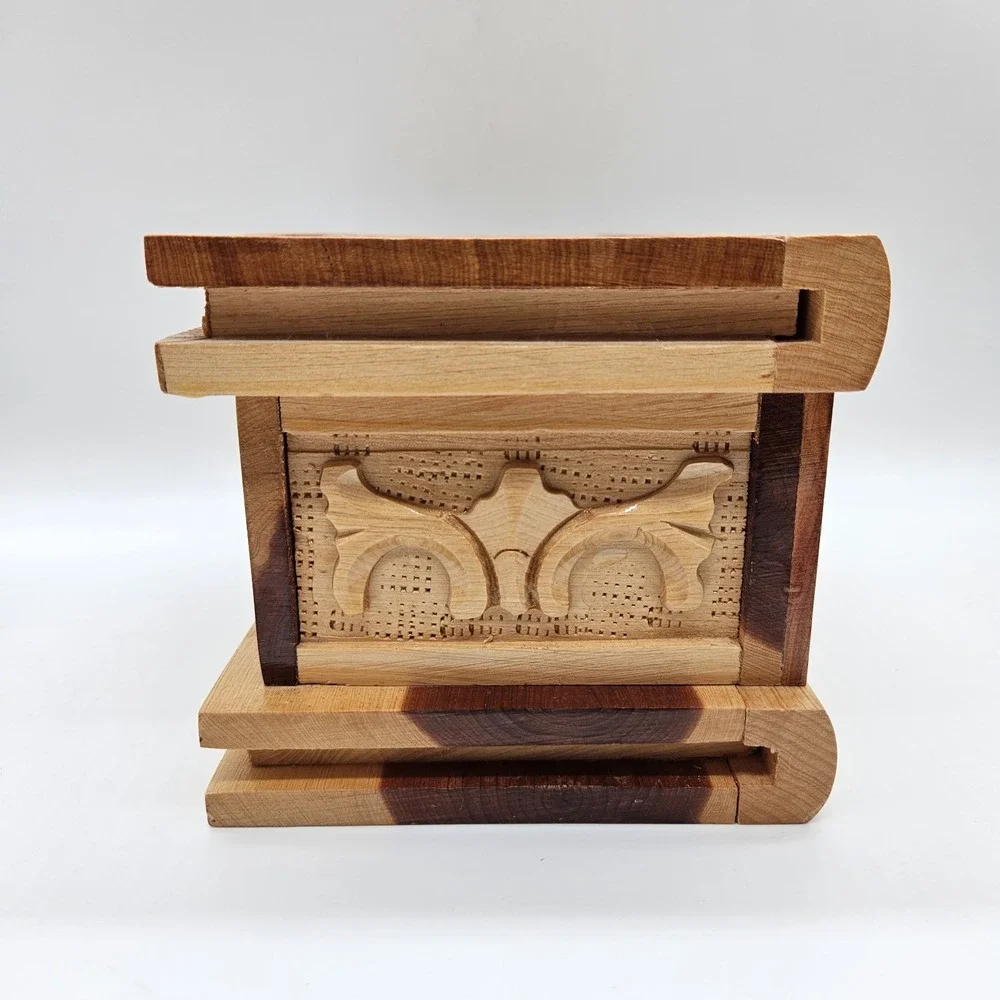 Handmade wooden secret